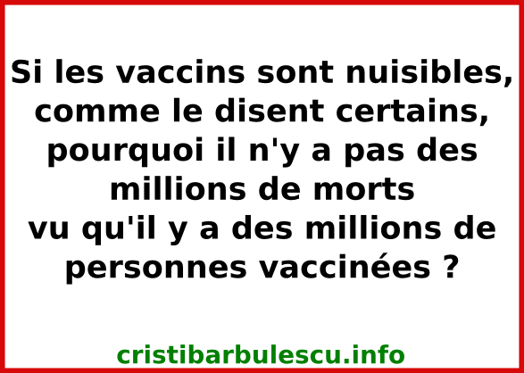 vaccins morts