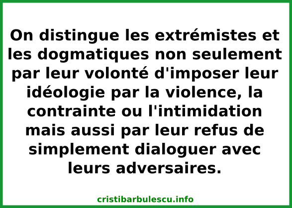 distinguer extrémistes